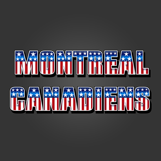 Montreal Canadiens American Captain Logo vinyl decal